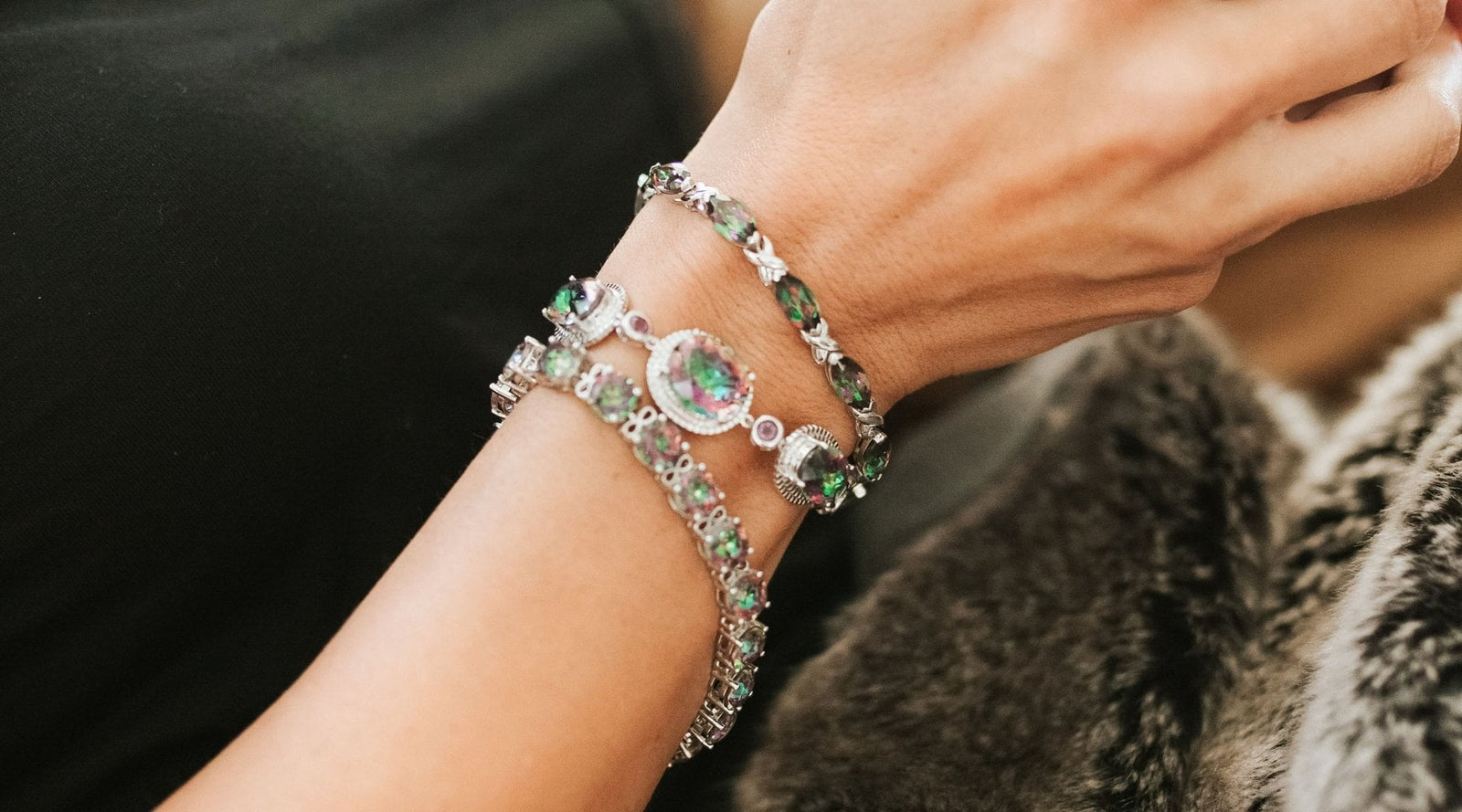 Buy | 5 Pcs/Set Trendy Bracelet Infinity Round Heart Turtle Charms Bangle  Adjustable Jewelry Semi Precious Stone For Women-Eepleberry