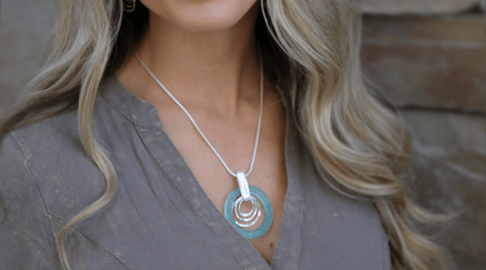 Teardrop EMF Protection Stone - Attachable Charm Pendant – SIMS Jewelry Co.