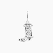 Cowboy Boot Charm (Silver)