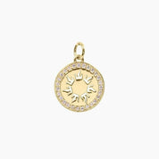 Crystal Collection Pendants Pendant Radiant Sun Medallion (Gold)