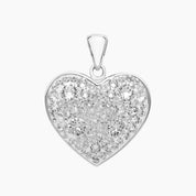 Crystal Collection Pendants Pendant Swarovski Crystal Heart Pendant in Sterling Silver