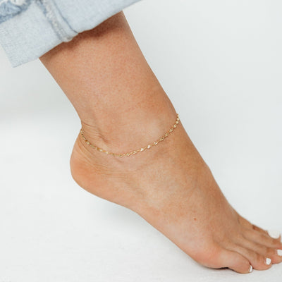 Eros Milano Anklets Giovanna Anklet - Gold