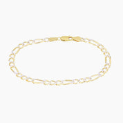 Eros Milano Bracelets Figaro Unisex Bracelet (Gold)