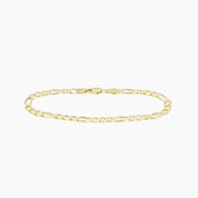 Eros Milano Bracelets Figaro Unisex Bracelet (Gold)