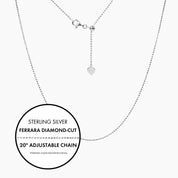 Eros Milano Necklace Gioia Single Initial Disc Necklace