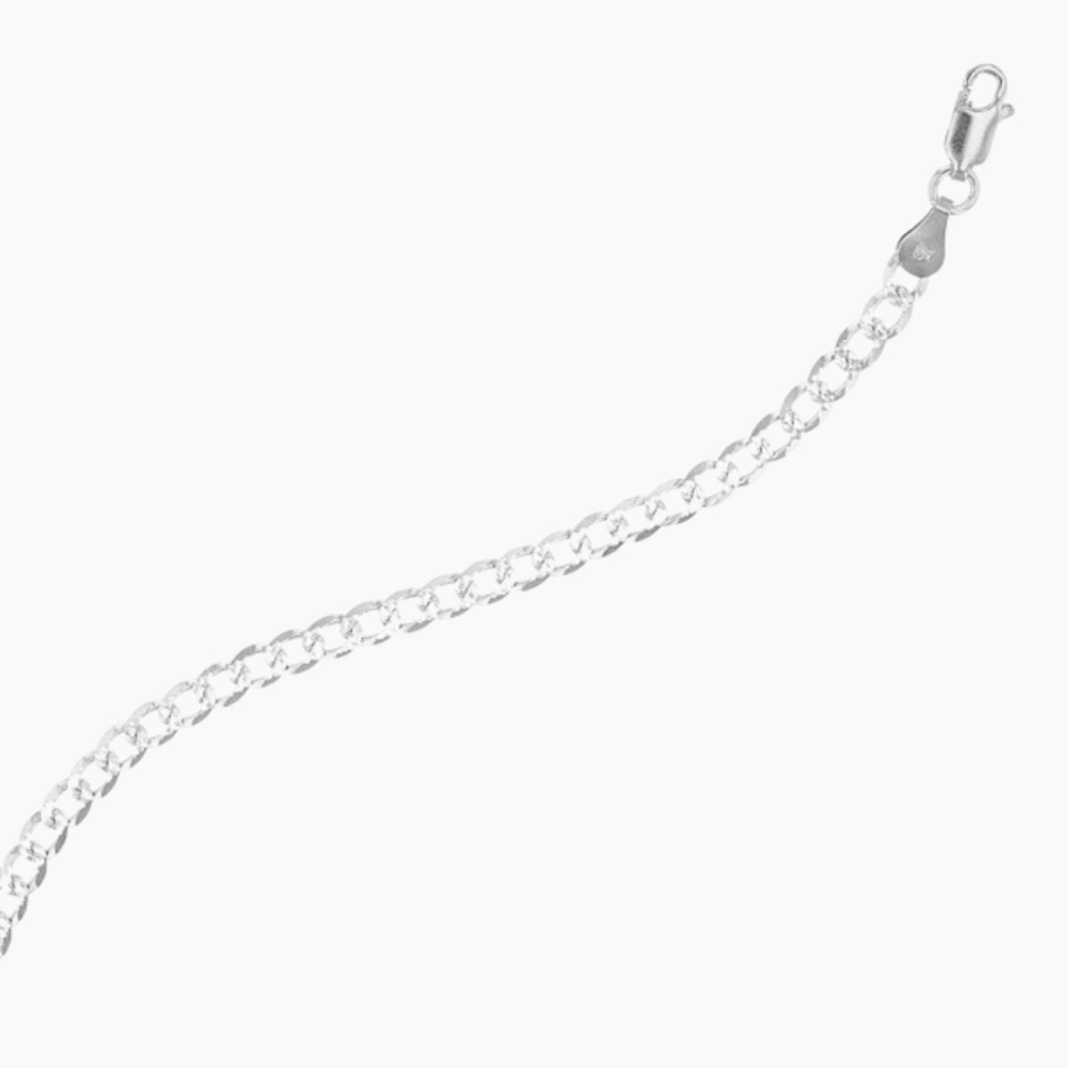 (Silver) Unisex Valente Chain Curb