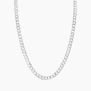 Eros Milano Necklaces Valente Unisex Curb Chain (Silver)