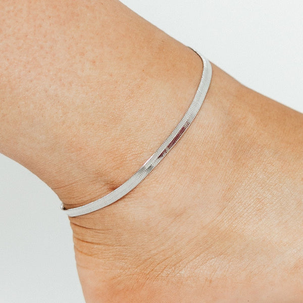 Grace Blooms Anklet Harlow Anklet (Silver)