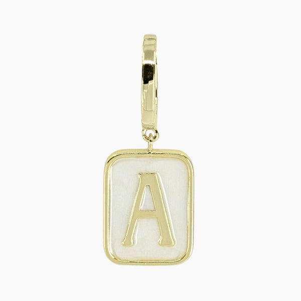 Grace Blooms Charm A Classic Initial Charm (Gold)