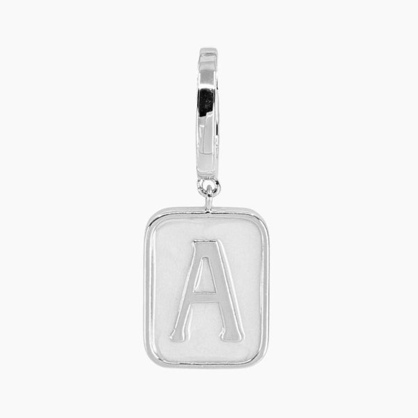 Grace Blooms Charm A Classic Initial Charm (Silver)