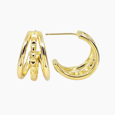 Grace Blooms Earrings Gold Abigail Earrings (Gold)