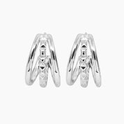 Grace Blooms Earrings Silver Abigail Earrings (Silver)