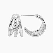 Grace Blooms Earrings Silver Abigail Earrings (Silver)