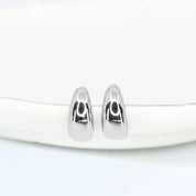 Grace Blooms Earrings Silver Mia Hoops (Silver)