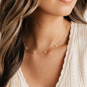 Grace Blooms Necklace Meg Station Necklace (Gold)