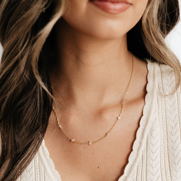 Grace Blooms Necklace Nova Station Necklace (Gold)