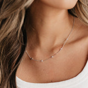 Grace Blooms Necklace Nova Station Necklace (Silver)