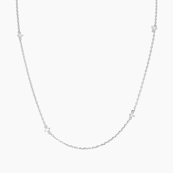 Grace Blooms Necklace Silver Christina Necklace (Silver)