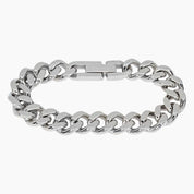 Italgem Steel Bracelets,Men's Italgem Stainless Steel Cuban Link Chain Men's Bracelet