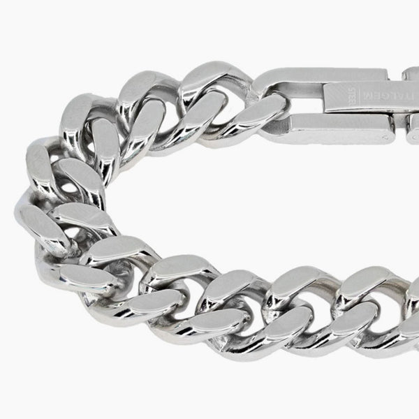 Italgem Steel Bracelets,Men's Italgem Stainless Steel Cuban Link Chain Men's Bracelet