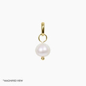 Masami Pearls Pendants Gold Freshwater Pearl Pendant Charm (Gold)