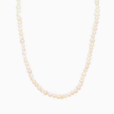 Ocean Collection Necklaces Baroque Freshwater Pearl Necklace in Silver