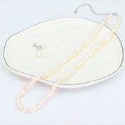 Ocean Collection Necklaces Baroque Freshwater Pearl Necklace in Silver