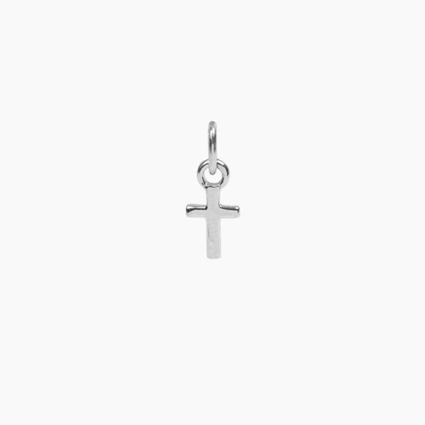 Roma Charm Collection Pendant Charm / Silver Roma Cross Charm (Silver)