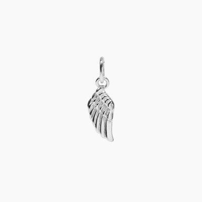 Roma Charm Collection Pendant Silver Roma Angel Wing Charm (Silver)