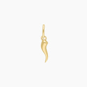 Roma Charm Collection Pendants Charm Roma Italian Horn Charm (Gold)