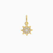 Roma Charm Collection Pendants Gold Roma Sun CZ Charm (Gold)