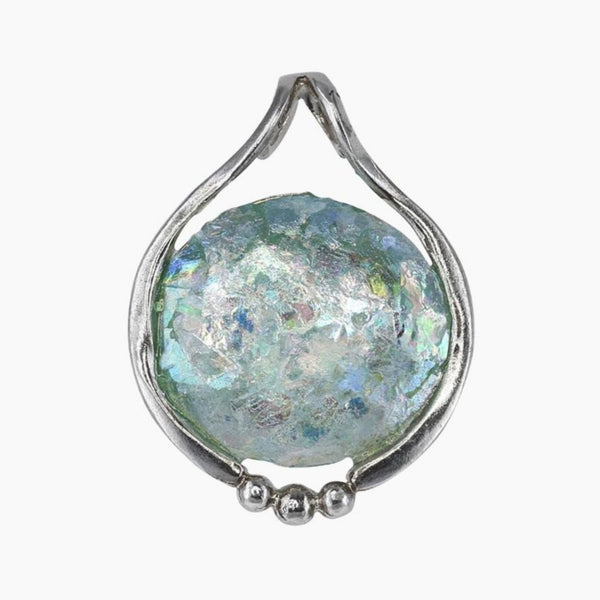 Israel crystal sterling shops silver gorgeous pendant