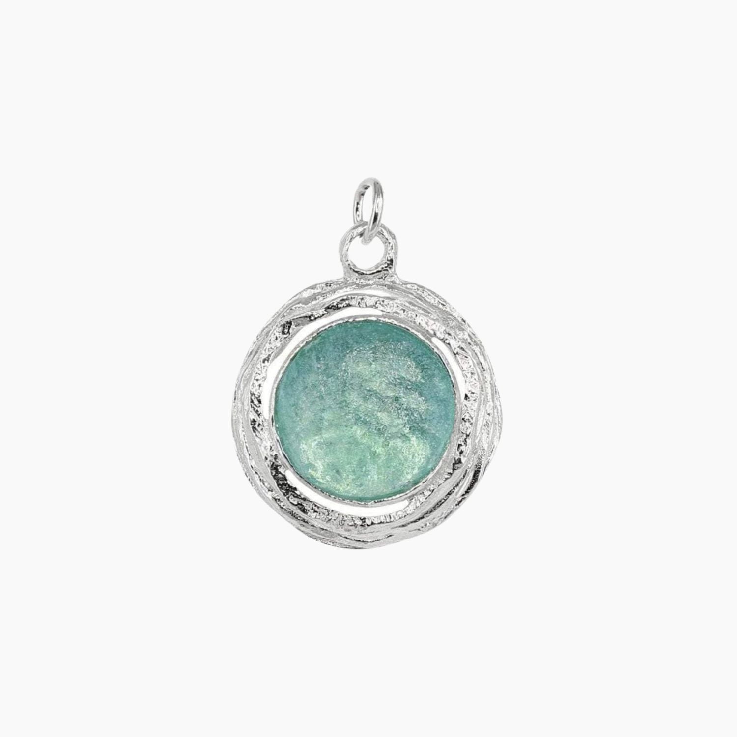 SPIRA Handcrafted 925 store Sterling Silver Green Roman Glass Rope Pendant Chain Fast N Free Shipping!Ancient Roman Glass Casual Silver Necklace