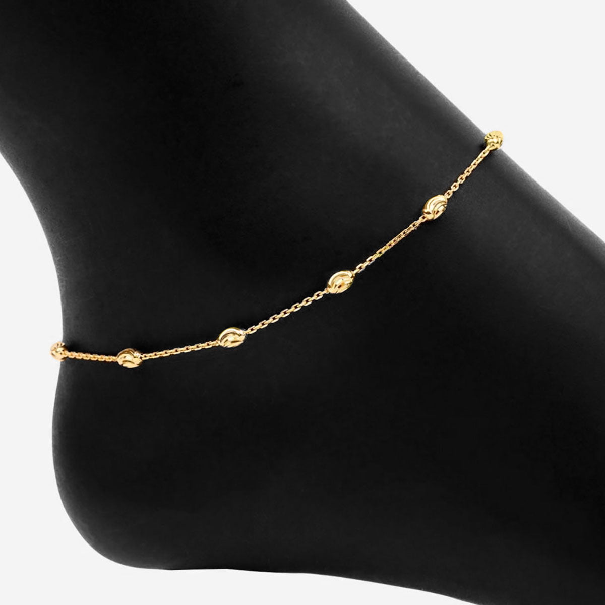 Master Craftsmanship 12 inches hot Plus size Anklet worn as Boot Bracelet too Authentic Gold Filled 1-20 14K Austrian crystals XXL Anklet