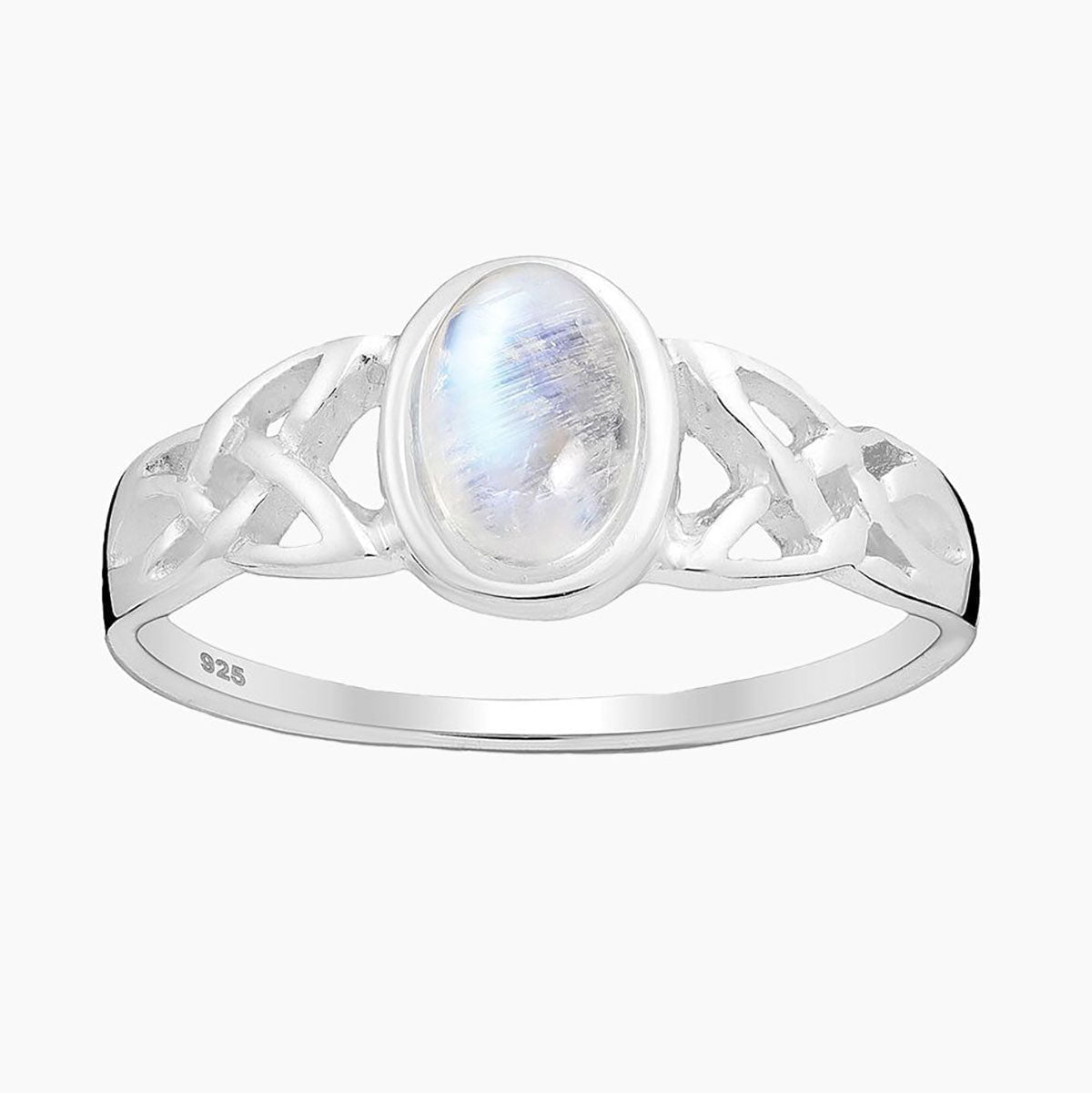 Carved Man in the Moon Moonstone Ring in 18K Gold – Boylerpf