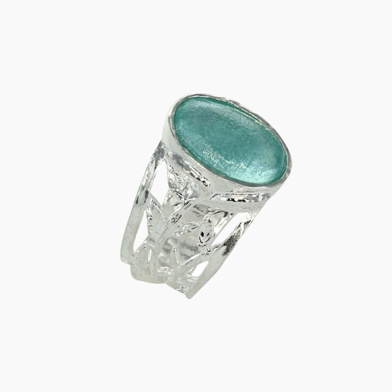 Two Tone selling Ancient Roman Glass Ring